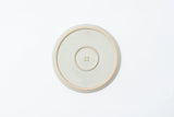 藍ブルー プレート M 巻唐草紋