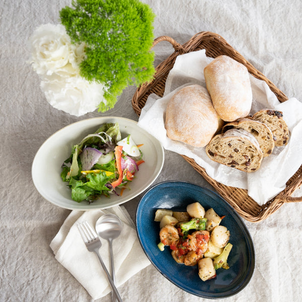 憧れの しん窯 青花 飯碗/中鉢/ボウル/小丼 5個 豆皿5枚 計10点