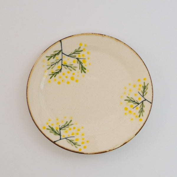 華生窯　アザミ　薊　陶板　高級額装　箱付　未使用保管品　極美品　超細密技巧 mimosa_plate1_600x600_crop_cen